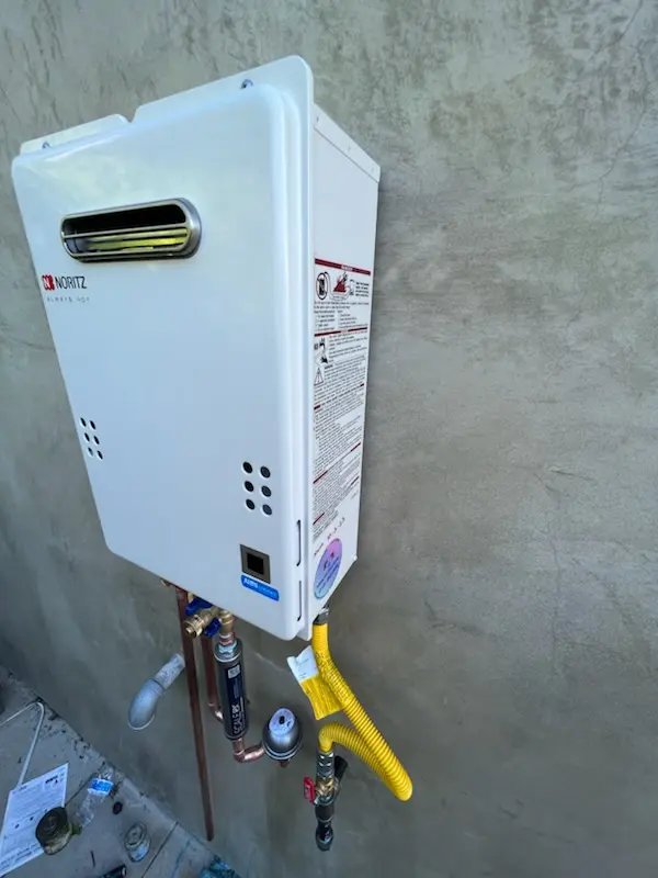 Tankless water heater installation for Castroville homes