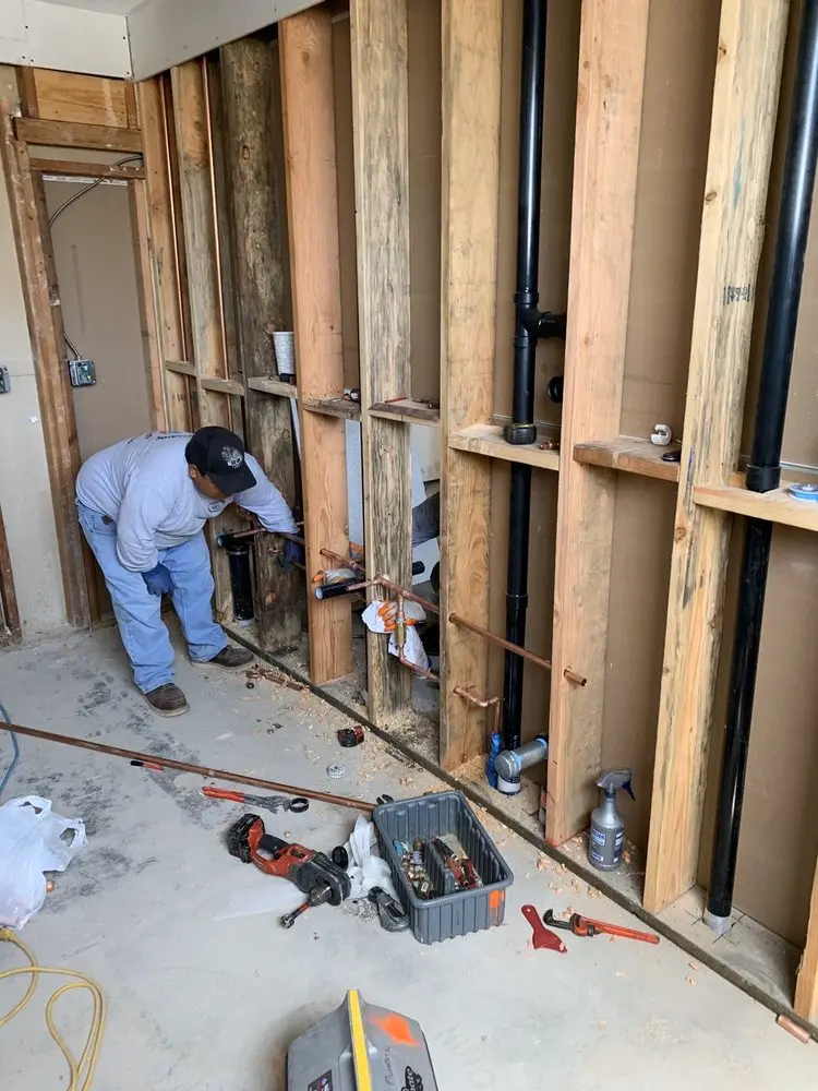 Commercial rough-in plumbing for Water Heater Replacement in Castroville